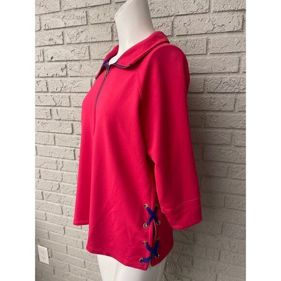 Rafaella Weekend 3/4 Sleeve Sweater / Top Size M - Picture 3 of 7